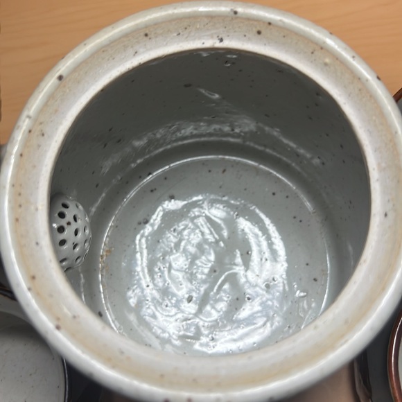 RARE Vintage Wony Ltd Owl teapot with wicker handle 6 Cups Japan Hand Painted - Picture 11 of 15